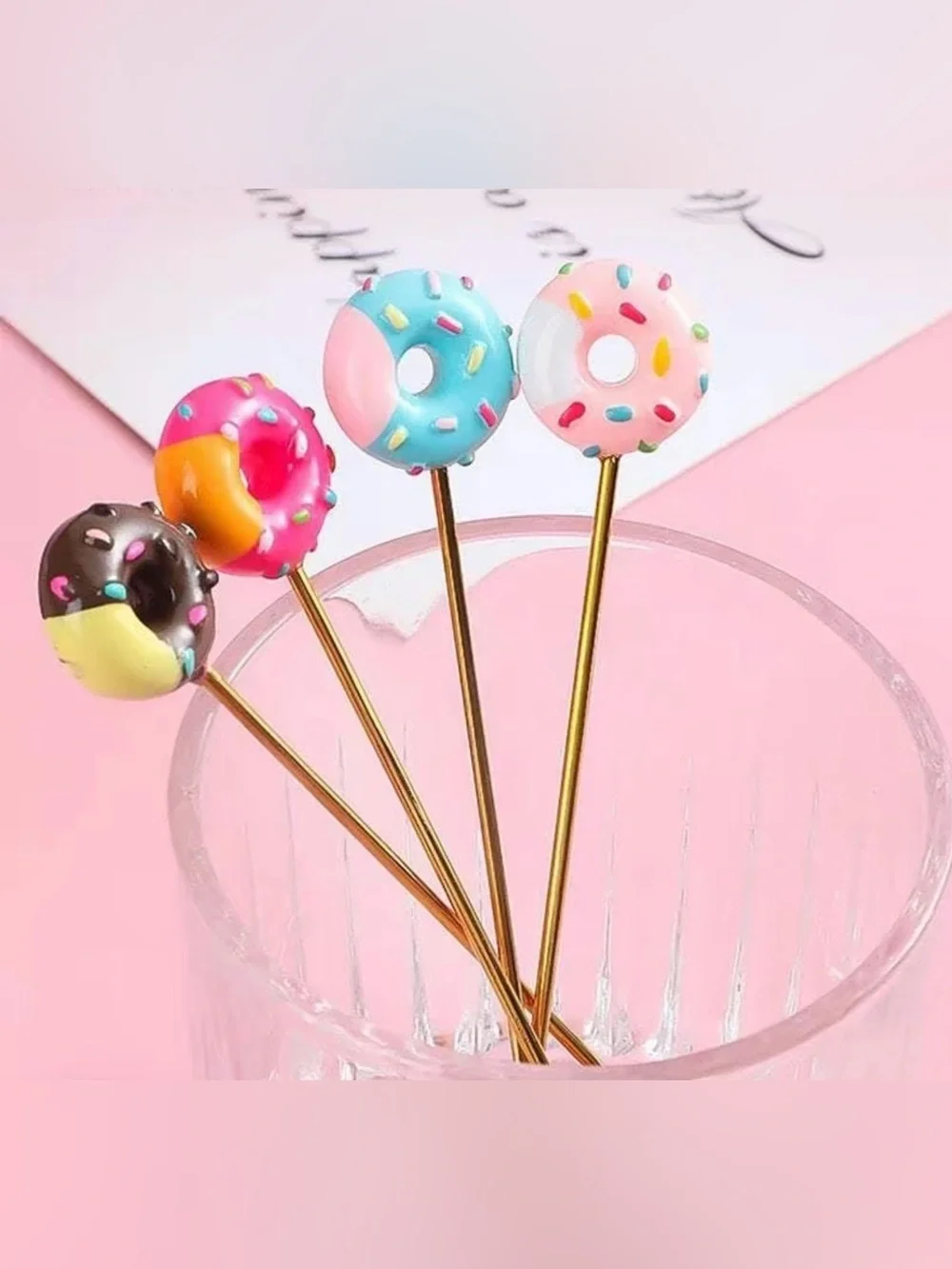 Aminnah Sprinkle Donut Body Butter Spoon — Pink